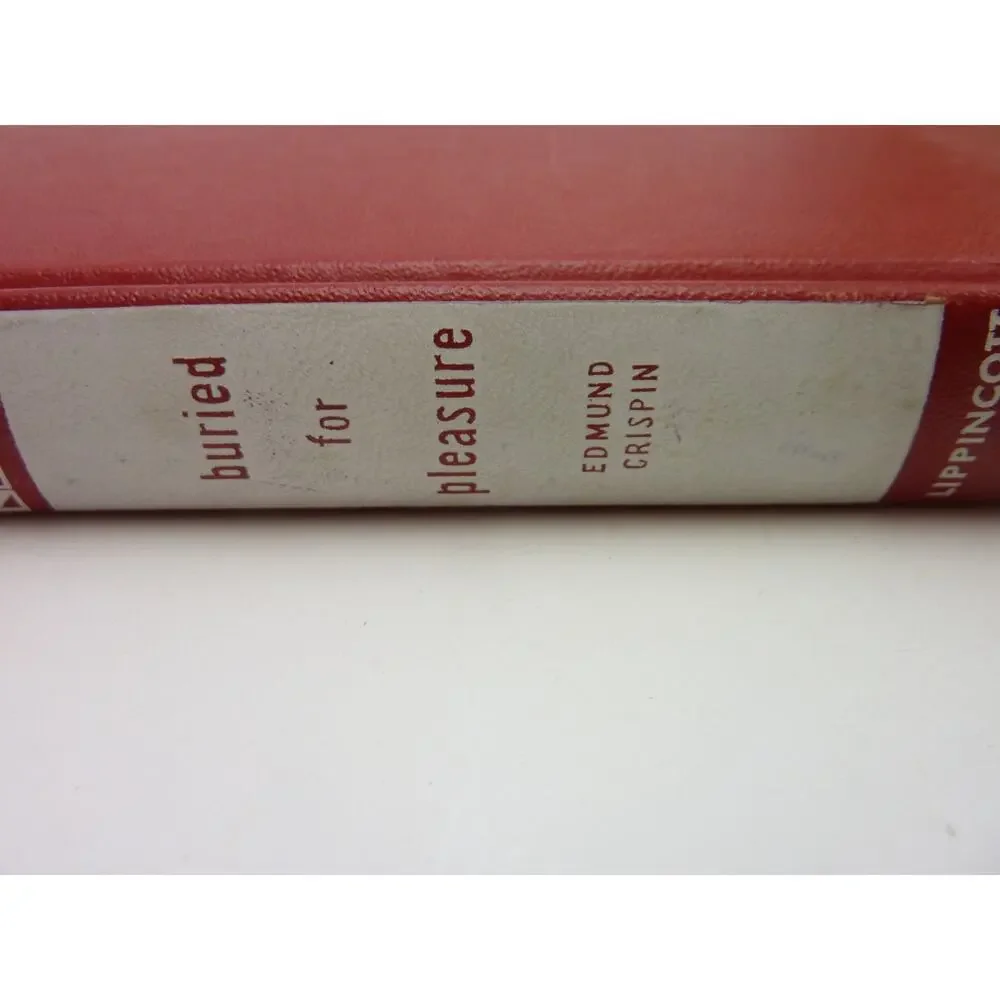 Vintage Buried for Pleasure Edmund Crispin Hardcover Book Gervase Fen Mystery
